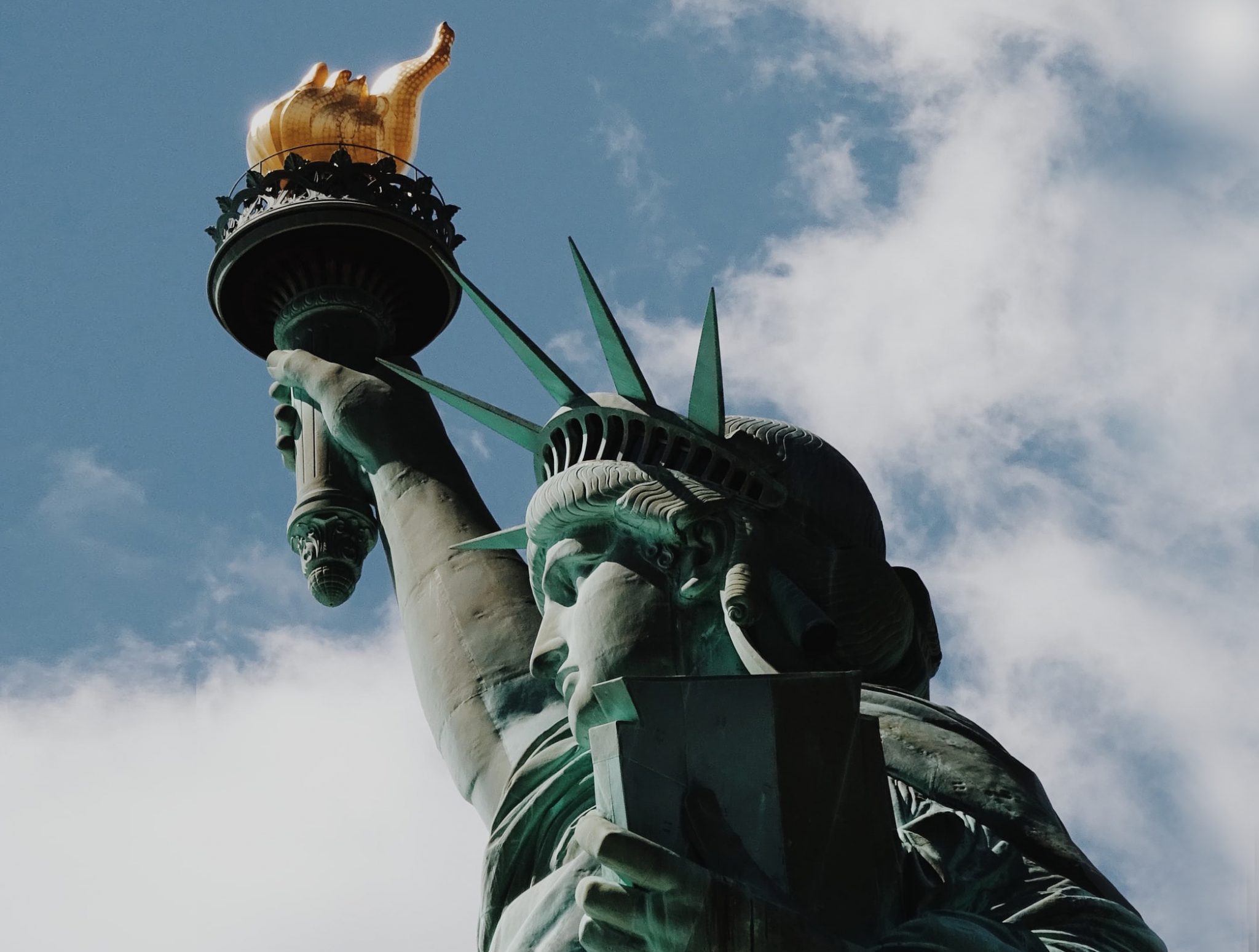 visit the torch statue of liberty