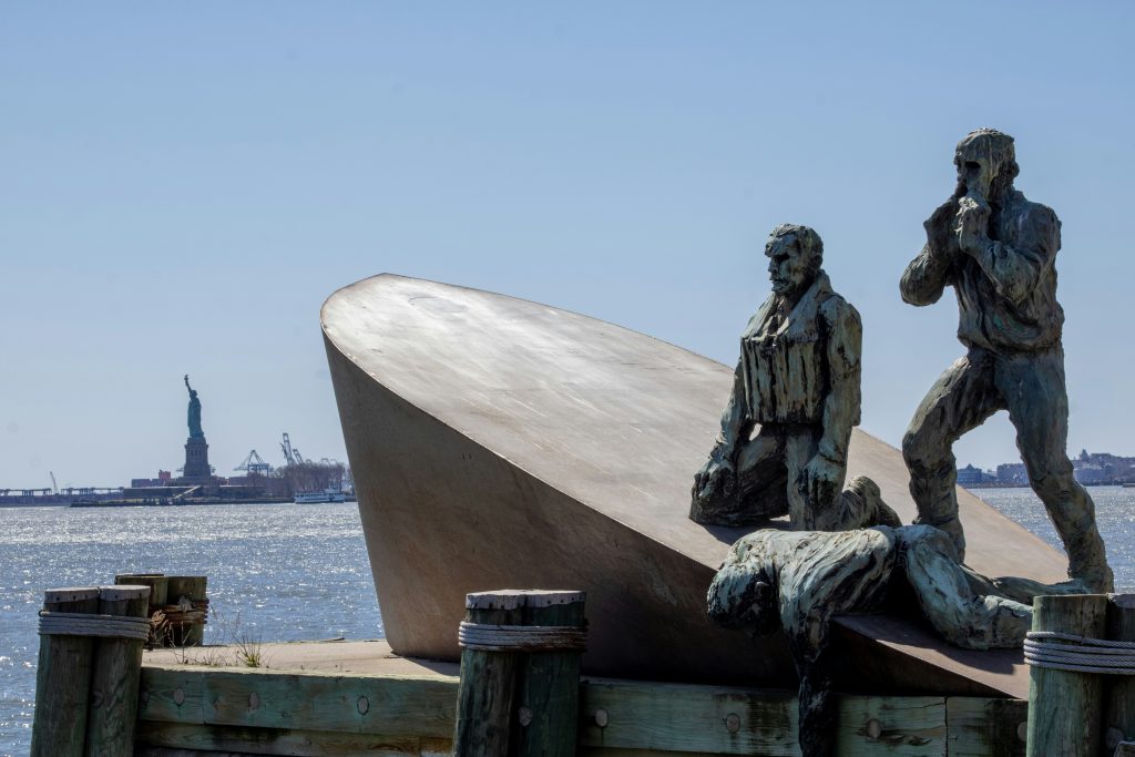 Statue in Battery Park NYC