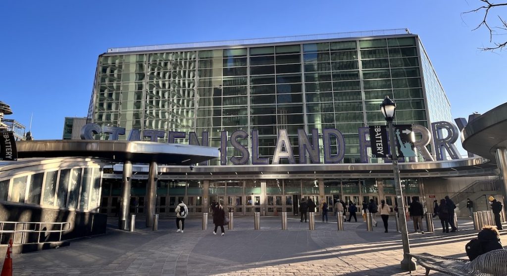 Entrance of Whitehall Terminal for Staten Island