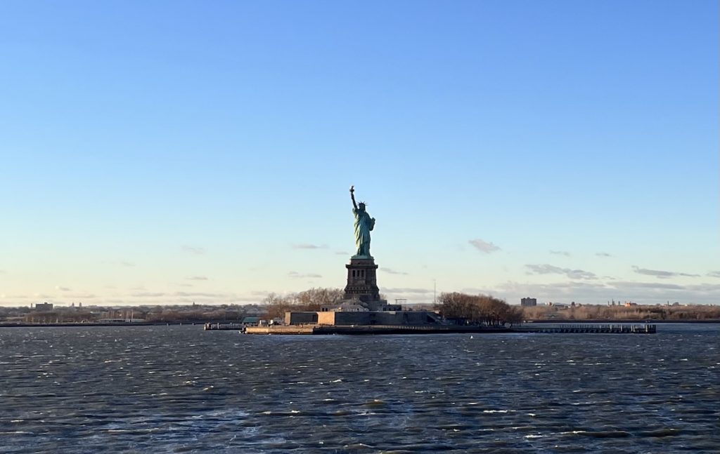 Statue of Liberty from the water